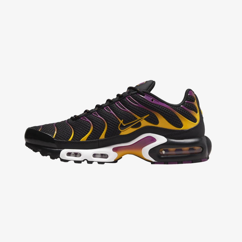 Nike Mens Air Max Plus Black/Berry/Gold Dx2663 001